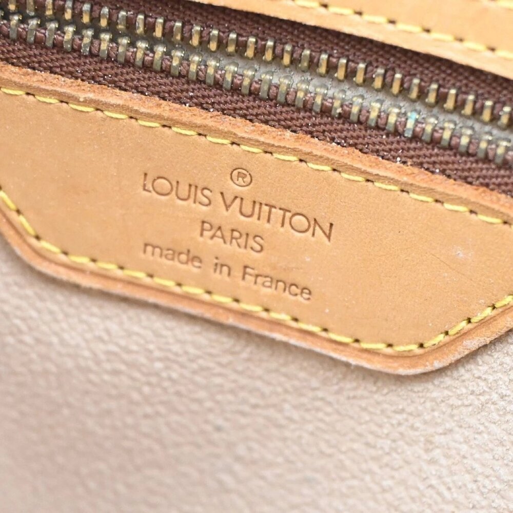 LOUIS VUITTON BUCKET PM Shoulder Tote Bag Monogram Leather Brown M42238 30AA147 - Picture 16 of 16